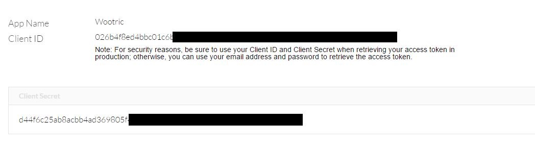 Client ID Secret