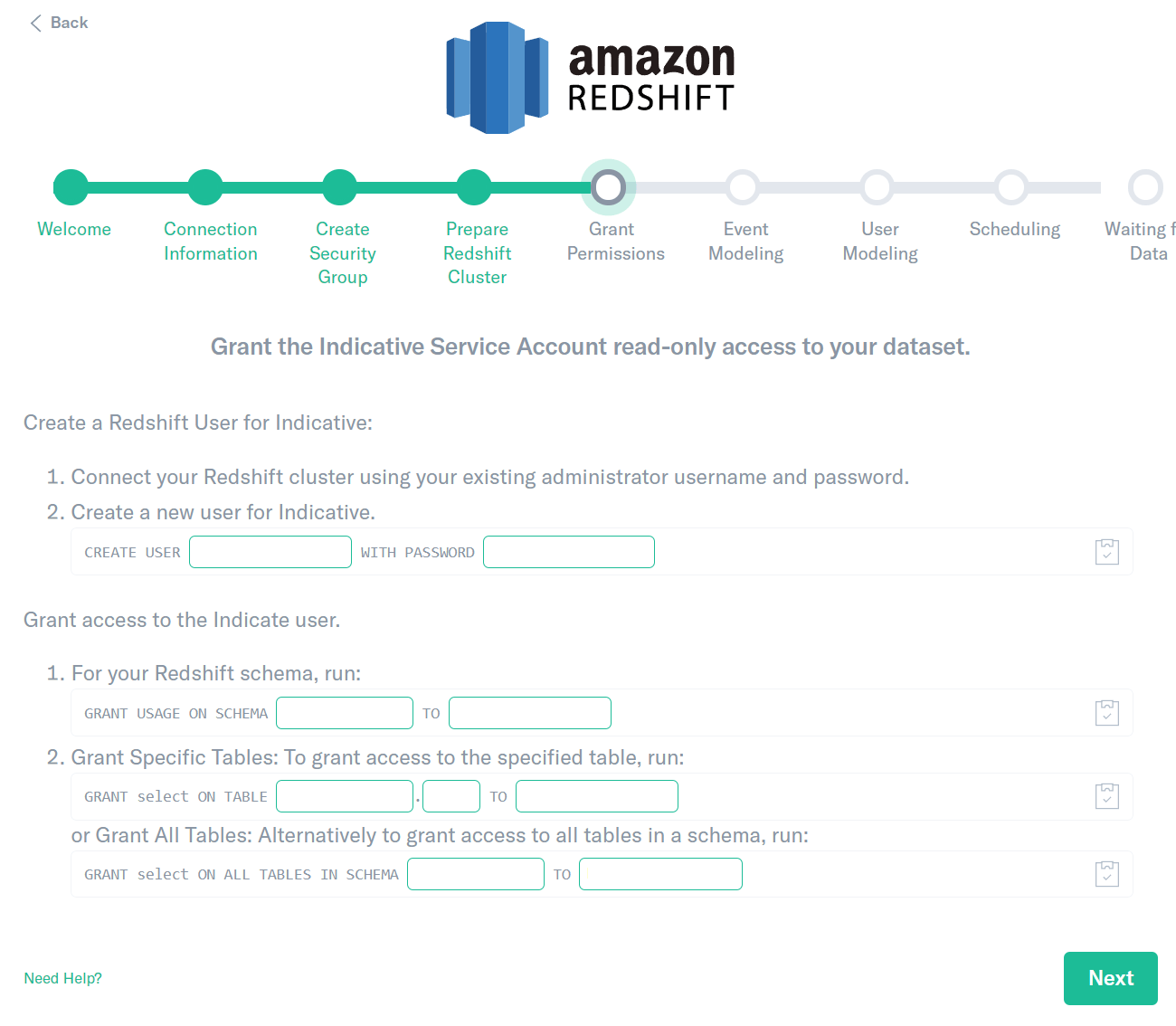 Grant Permissions