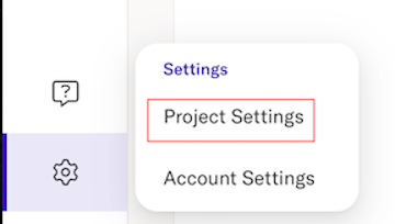 Project Settings