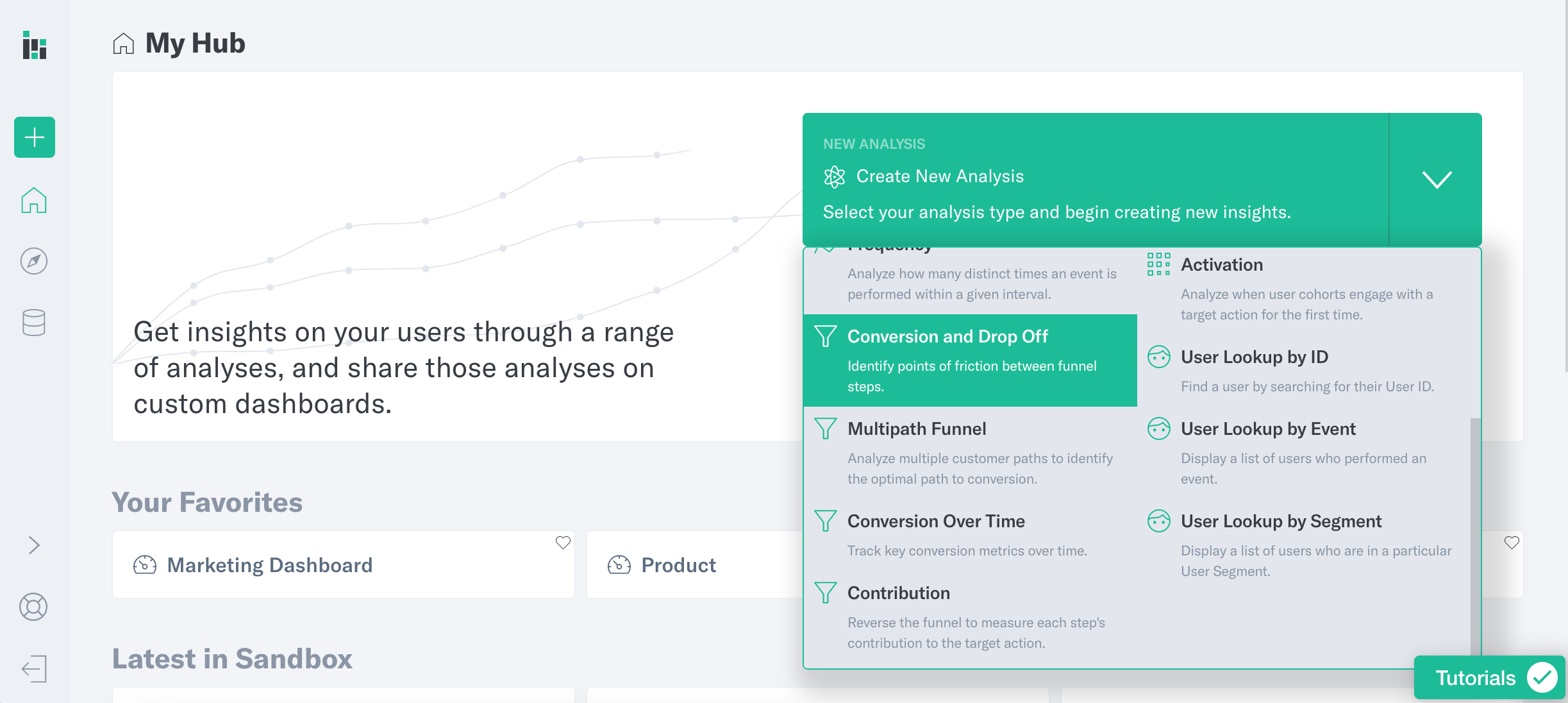 Select Conversion and Drop Off