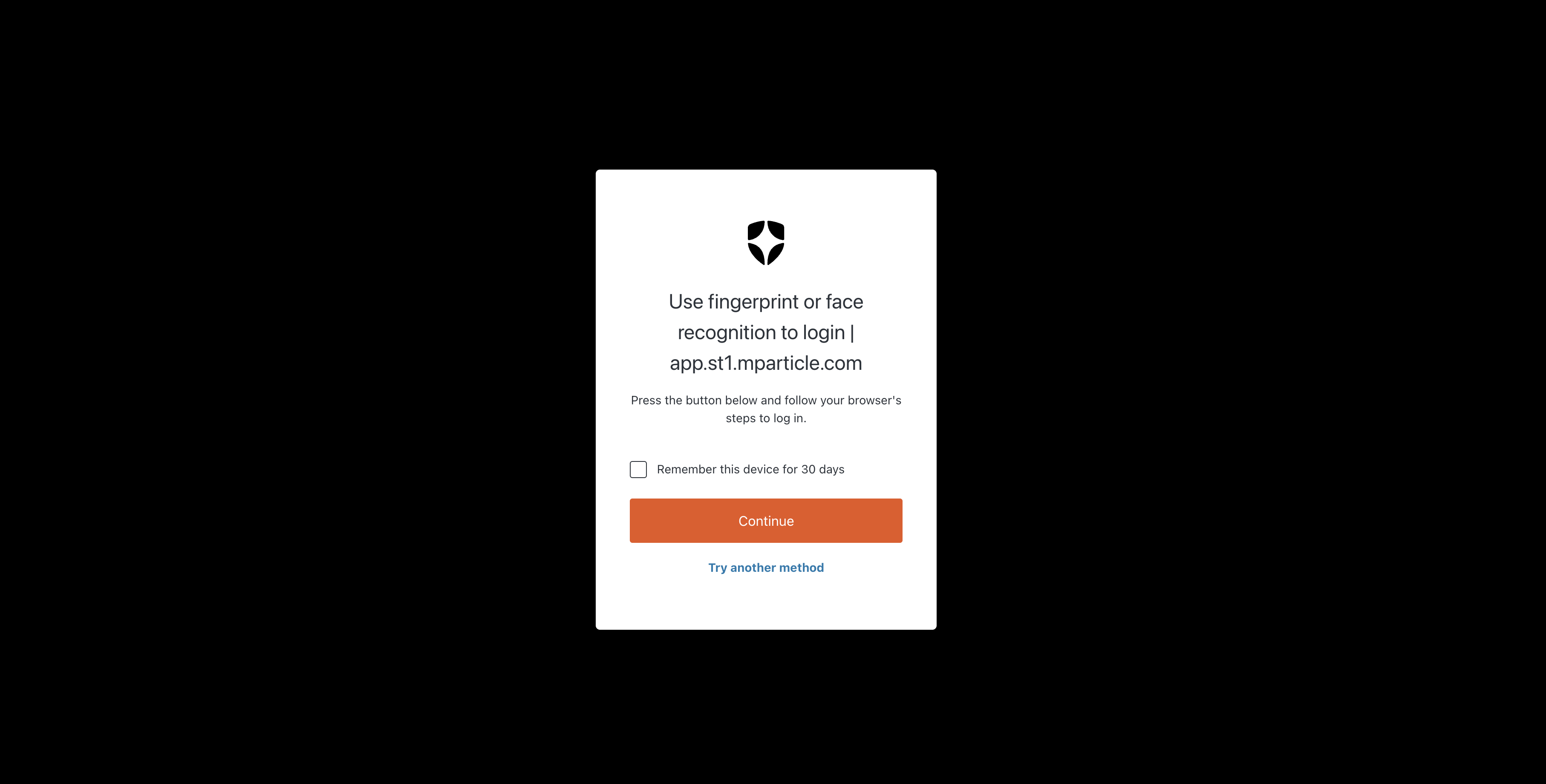 Sign-in prompting for device biometrics or a passkey