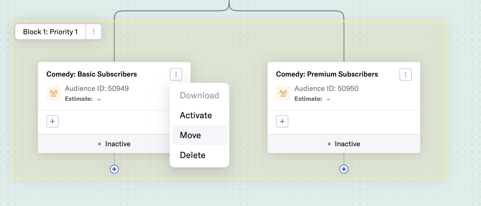 Action menu on Comedy: Basic Subscribers